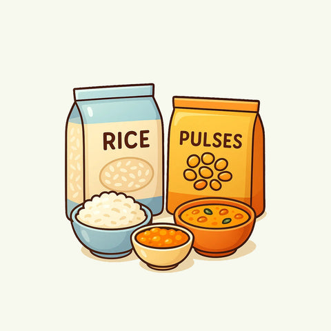 Rices, Grains & Pulses
