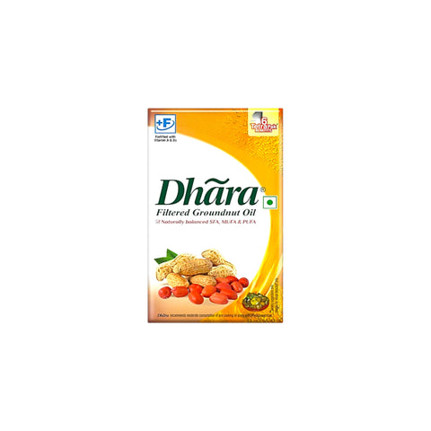 Dhara Filtered Groundnut Oil 1 lt