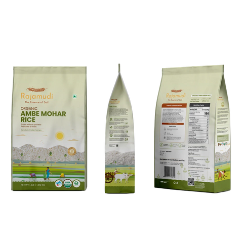 Rajamudi Organic Ambe Mohar Rice 2 Kg