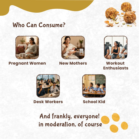 Rajamudi Dink Nutribites 500 gms | Dry Fruits & Seeds Ladoo