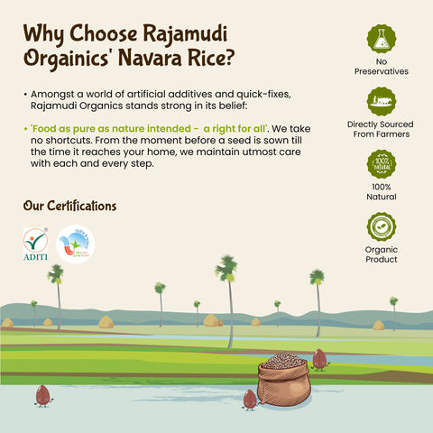 Rajamudi Organic Navara Rice 2 Kg