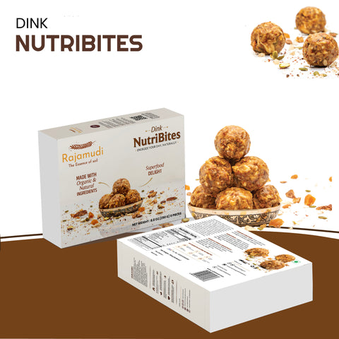 Rajamudi Dink Nutribites 500 gms | Dry Fruits & Seeds Ladoo