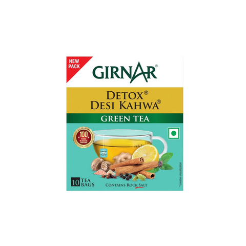 Girnar Detox Green Tea,10 Sachet Pack